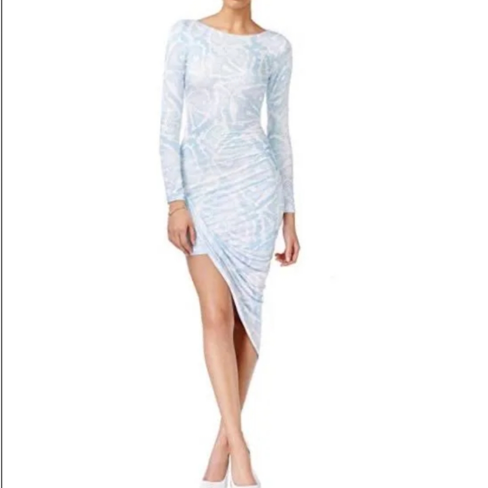 NWT Guess blue pastel snake dress